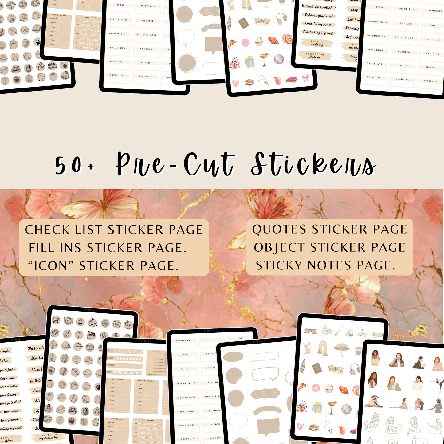 Lethal Love Letters Bible Planner + Sticker Notebook